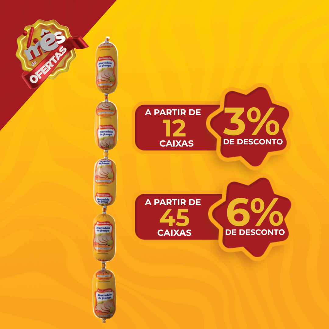 Mortadela de Frango 200g - Gostosinha